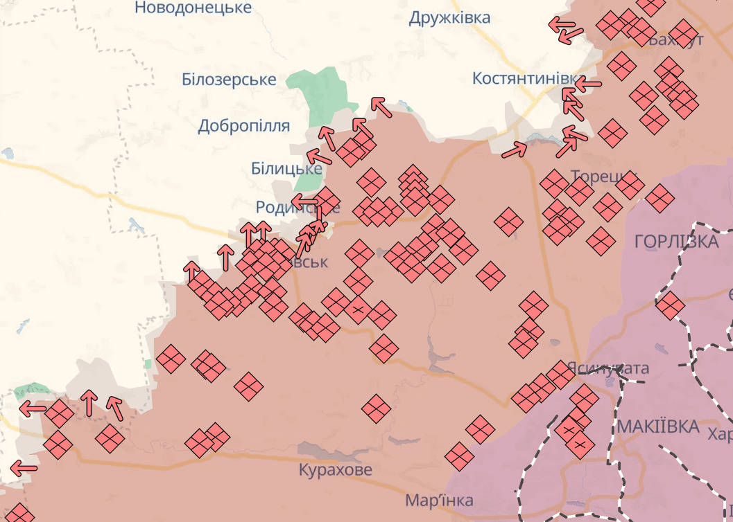 Протягом минулої доби зафіксовано 168 боєзіткнень, - Генштаб ЗСУ