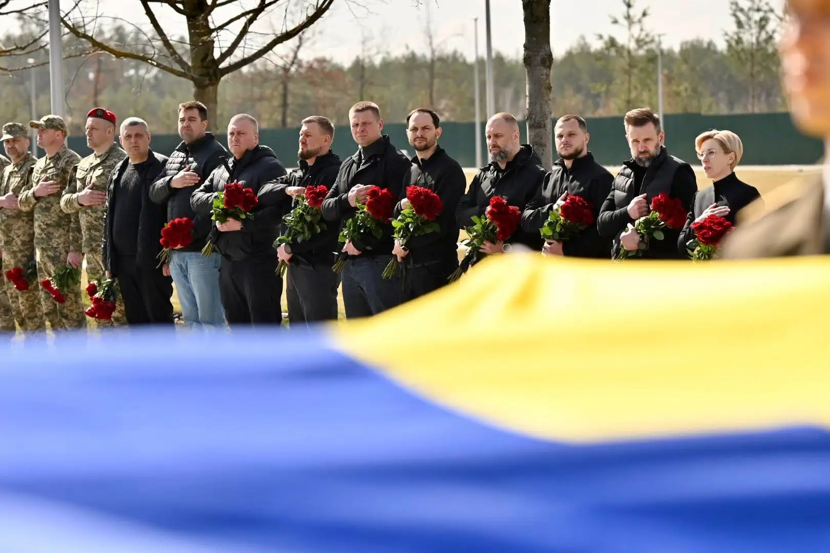 Микола Калашник: 28 березня на Національному військовому меморіальному кладовищі вшанували пам’ять одинадцяти невідомих Захисників і Захісниць