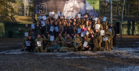 У Центрі підготовки населення до нацспротиву на Київщині завершився дванадцятий базовий курс