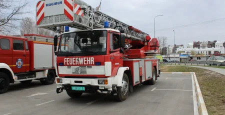 Білогородська громада отримала пожежну автодрабину від австрійського міста Корнойбург