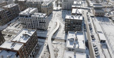 KAN показав перший в Україні параметричний міст у ЖК “Файна Таун”