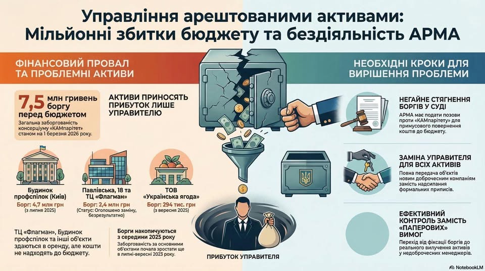 Консорціум, якому передали в управління Будинок профспілок у Києві, заборгував бюджету майже 7,5 млн гривень