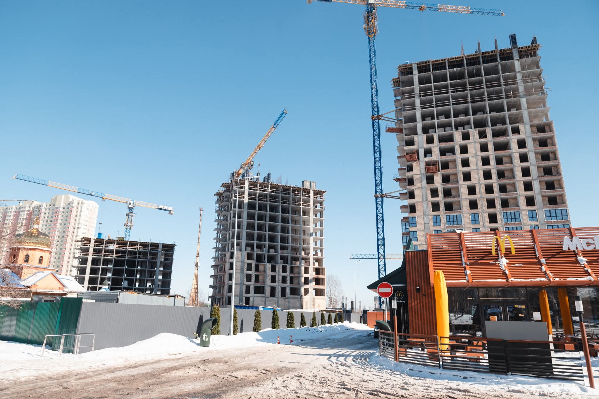 «Інтергал-Буд» прозвітував про темпи будівництва столичних ЖК у лютому 2026 року