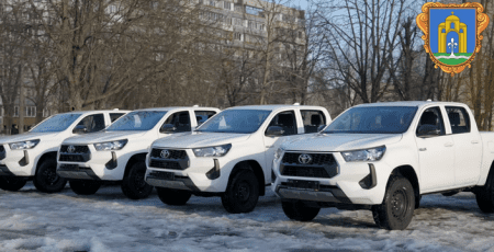 Броварська громада закупила військовим чотири автівки для ППО