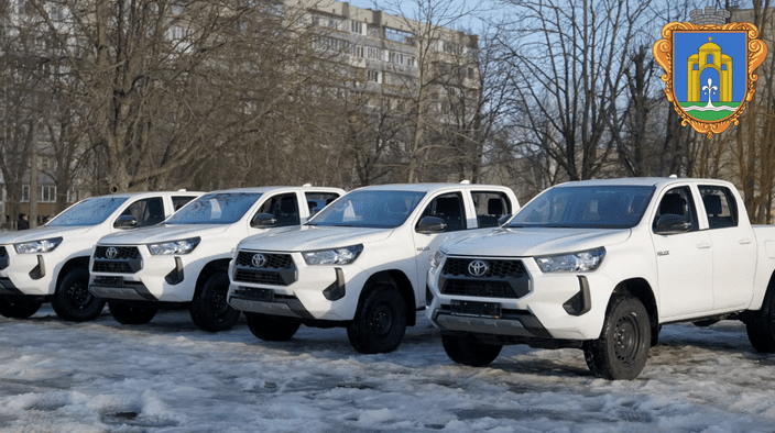 Броварська громада закупила військовим чотири автівки для ППО
