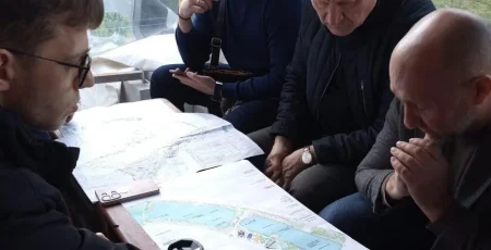 У Бородянці відбулася виїзна робоча нарада щодо реконструкції парку «Рудка» та облаштування урбан-парку