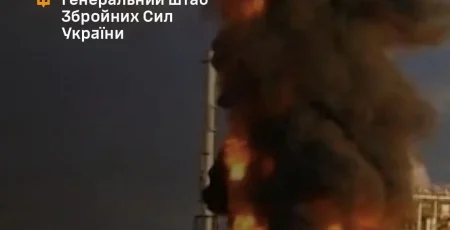 Генштаб уточнив наслідки ураження Кірішського НПЗ у рф