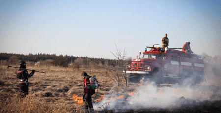 На Київщині з початку року вигоріло понад 100 гектарів екосистем