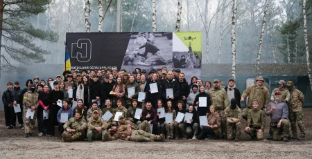 У Київському обласному Центрі підготовки населення до національного спротиву відбувся випуск 13-го потоку курсантів