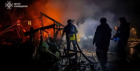 Київщина після атаки рф: пошкодження зафіксовано у двох районах (фото)