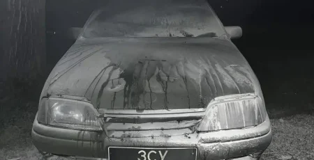 Поліцейські затримали киянина, який на замовлення ворожих спецслужб підпалив автівку бійця (фото)