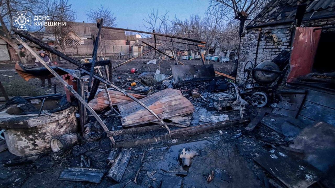 Київщина після атаки рф: пошкодження зафіксовано у двох районах