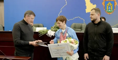 На Київщині відзначили призерів Паралімпіади-2026, серед них броварчанка Олександра Кононова