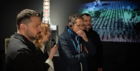 Президент Зеленський та гендиректор МАГАТЕ Гроссі відвідали оновлену експозицію музею "Чорнобиль"