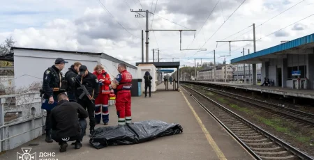У Солом’янському районі з колій підняли тіло чоловіка