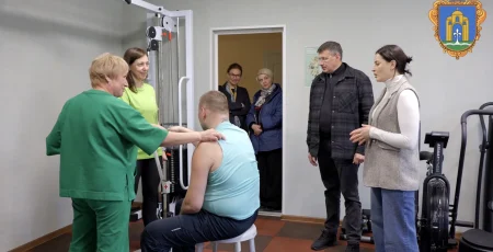 У Броварах запрацював оновлений кабінет реабілітації