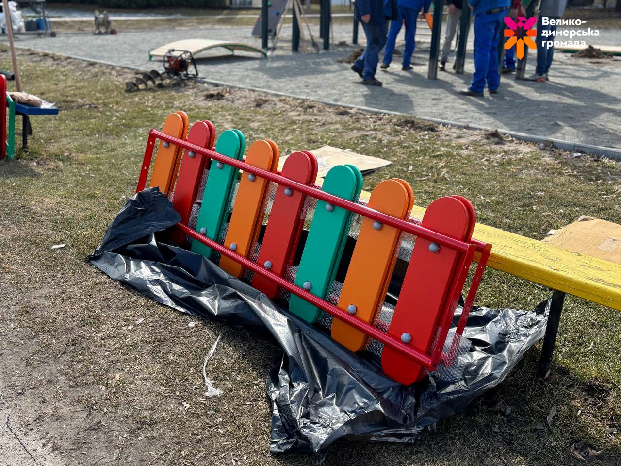 Вартість капремонту дитячого майданчика у Великій Димерці перевищила 4,8 млн гривень