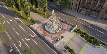На перетині бульвару Шевченка і вулиці Хрещатик облаштують доступний сучасний громадський простір