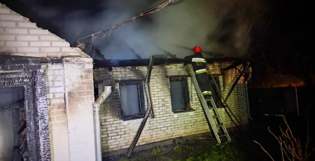 На Обухівщині під час пожежі в будинку загинула жінка