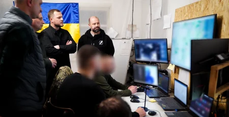 Микола Калашник відвідав бійців проєкту «Чисте небо», які боронять повітряний простір Київщини