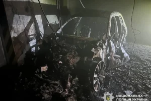 Двоє киян підпалили автомобіль BMW X7 одного зі столичних бізнесменів (фото, відео)
