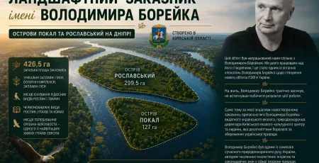 На Дніпровських островах створили ландшафтний заказник імені Володимира Борейко