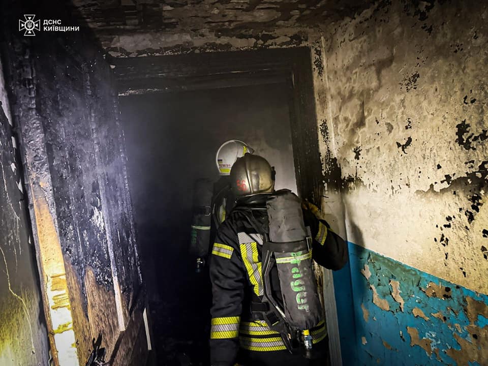 У Княжичах на Київщині при пожежі в будинку загинула жінка