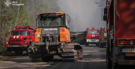 У Чорнобильській зоні гасять пожежу на площі понад 1100 гектарів (фото, відео)