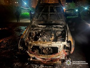 Іноземець у Києві палив цивільні авто, видаючи це російським спецслужбам за диверсії проти військових