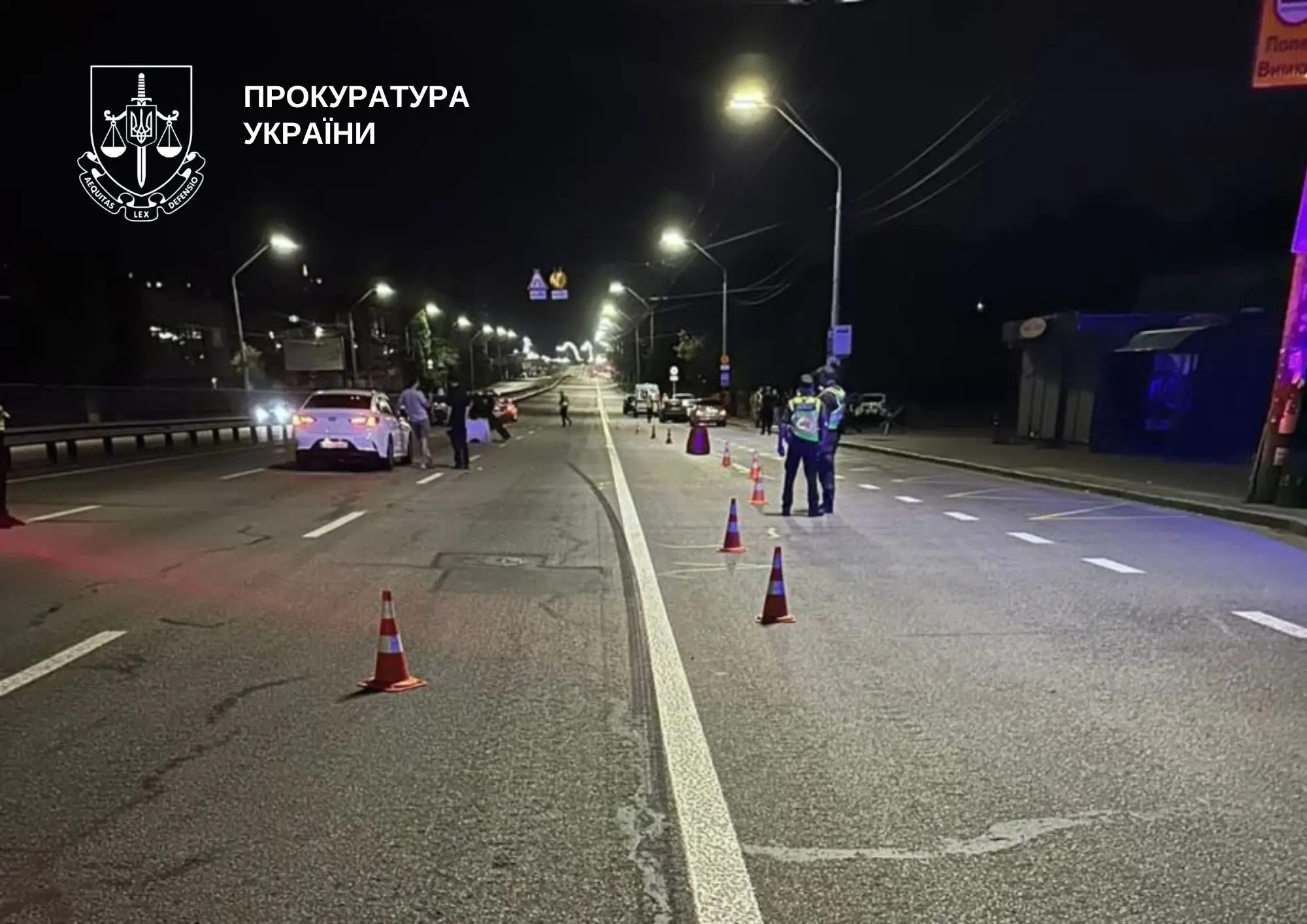 Водій, який на блокпосту у Києві на смерть збив нацгвардійця, отримав 7 років позбавлення волі