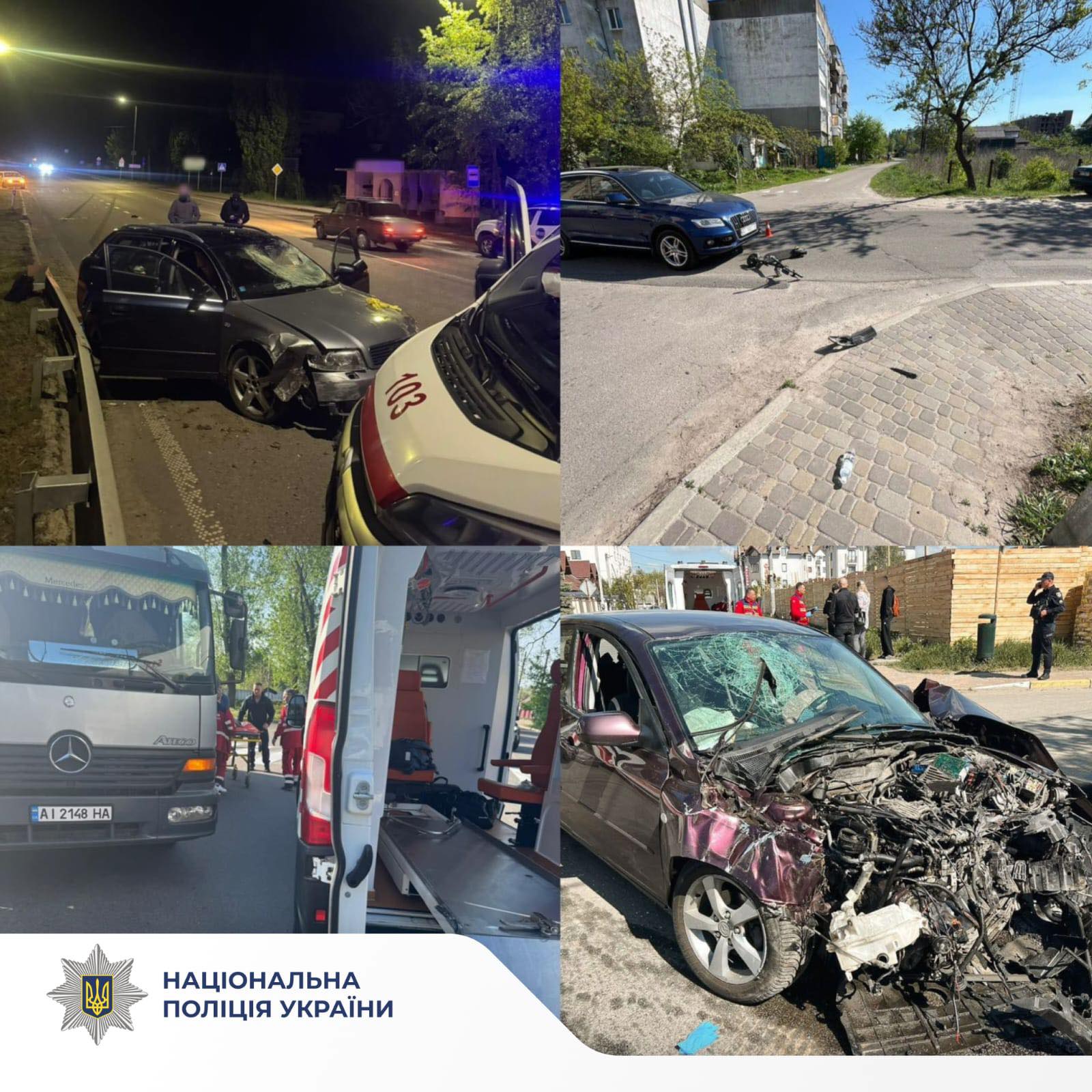 На Київщині за тиждень в ДТП було травмовано 9 дітей, одна дівчинка загинула