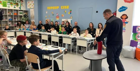 У Броварах відкрили ювілейний десятий «Клас безпеки» у школі