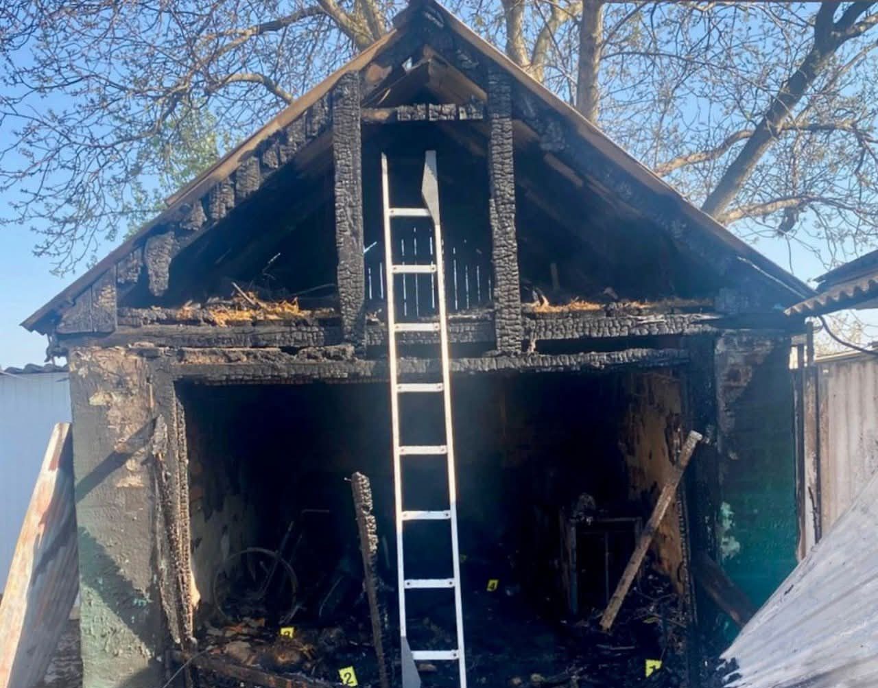 На Білоцерківщині під час пожежі в гаражі загинув чоловік