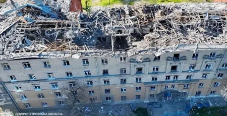 Ворог вдарив по університетському гуртожитку в Дніпрі - є вбитий та поранені