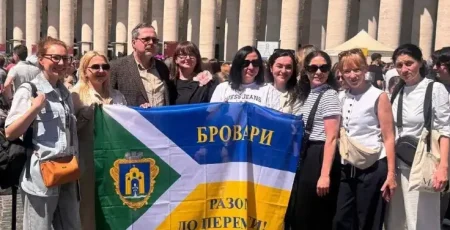 Броварський колектив «Мальва» здобув нагороди в Італії та зустрівся з Папою Римським