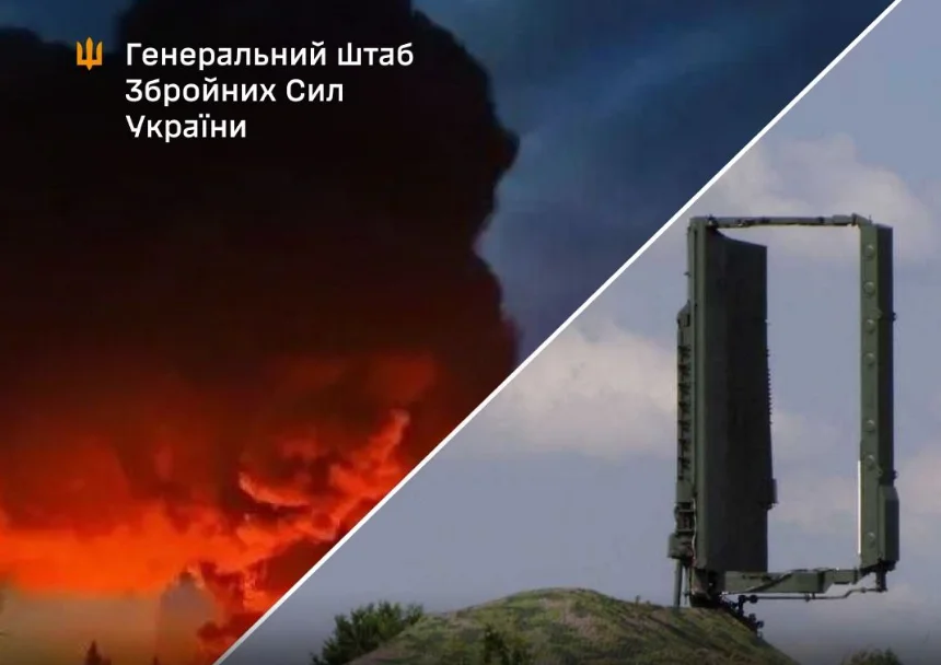 Генштаб підтвердив ураження радіолокаційної станції у Феодосії, складів боєприпасів і МТЗ та пунктів управління ворога