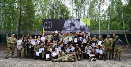 У Київському обласному центрі підготовки населення до нацспротиву завершився 14-й базовий курс підготовки