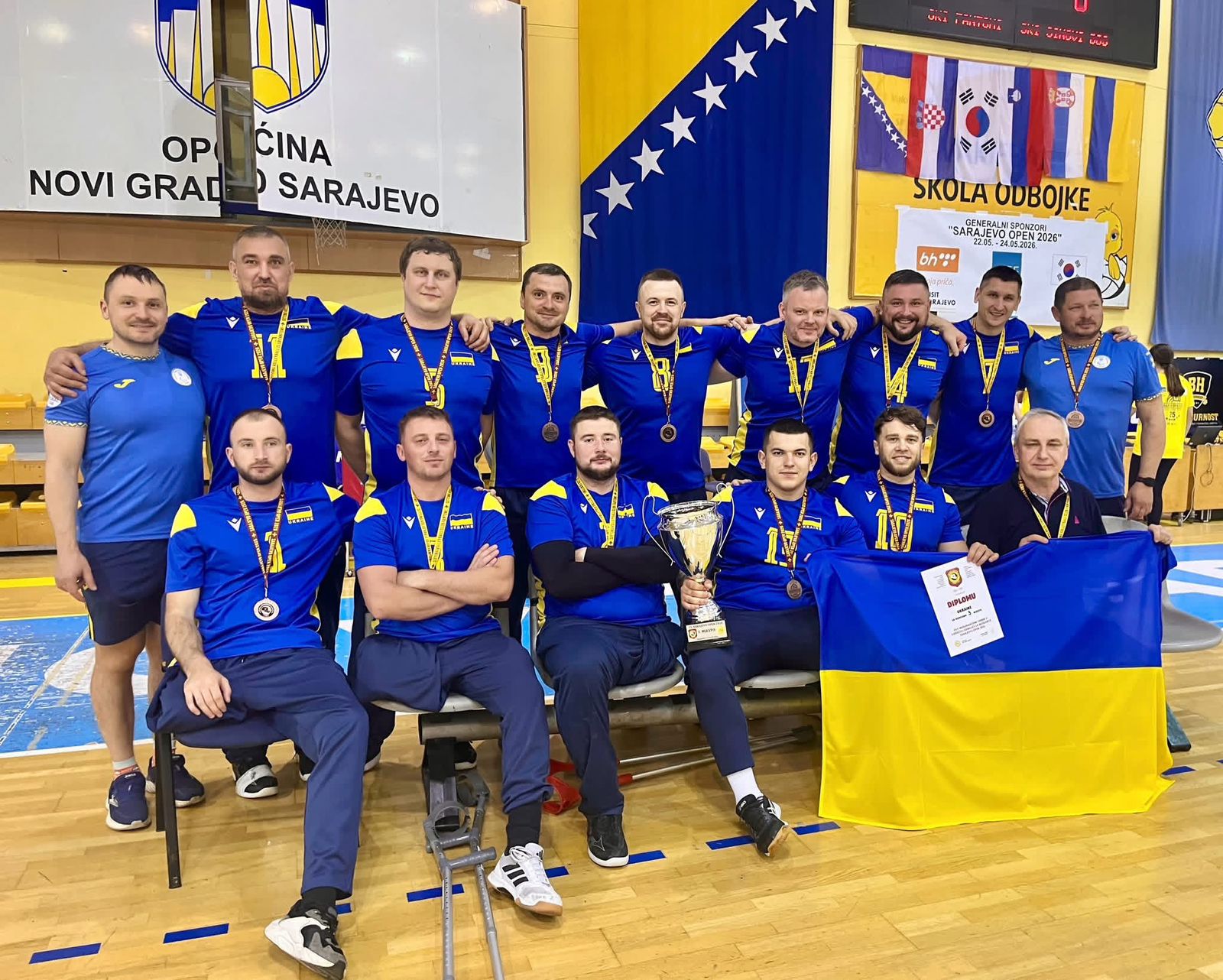Волейболісти Київщини у складі збірної України здобули бронзу міжнародного турніру з волейболу сидячи