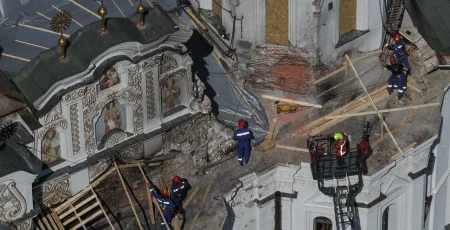 Ремонтно-відновлювальні роботи з консервації пошкодженого даху Лаври завершено, - ДСНС (фото, відео)