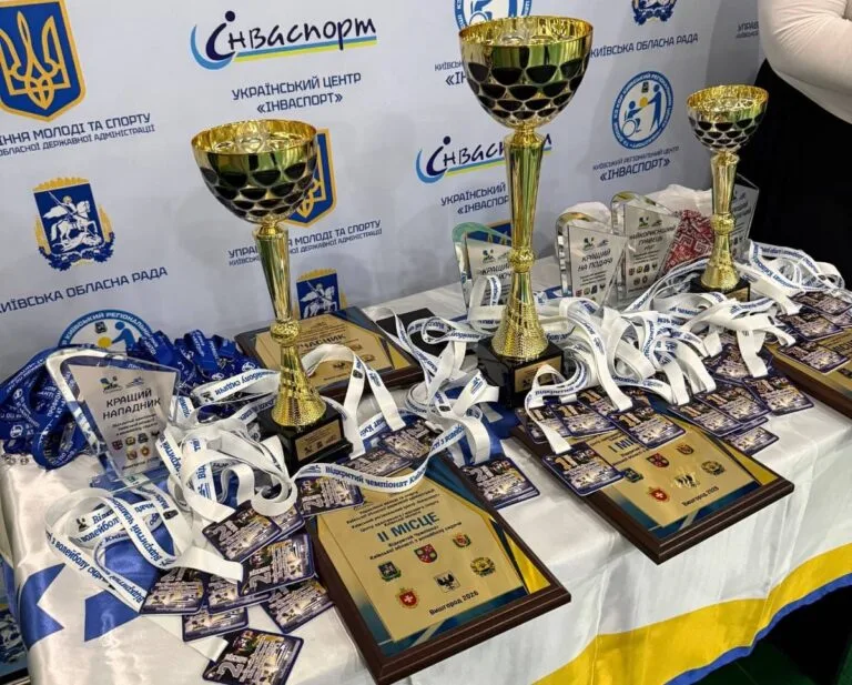 У Вишгороді відбувся відкритий чемпіонат Київщини з волейболу сидячи серед ветеранів війни та осіб з інвалідністю