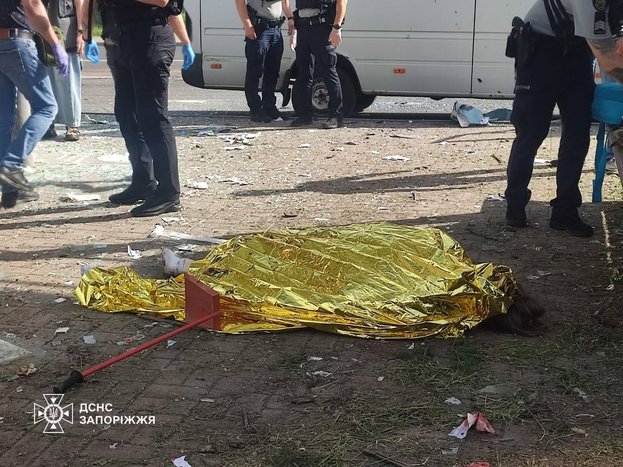 Запоріжжя: Дві загиблі жінки, 18 постраждалих людей (четверо дітей) від удару росармії