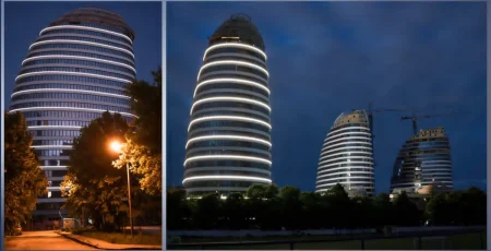 «Інтергал-Буд» завершує реалізацію lighting-концепції вежі А комплексу INTERGAL CITY