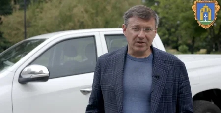 Бровари передали пікап для підрозділу ППО