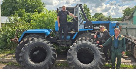 Гатненська громада надала субвенцію на ремонт комунальної техніки партнерської Вільхуватської громади