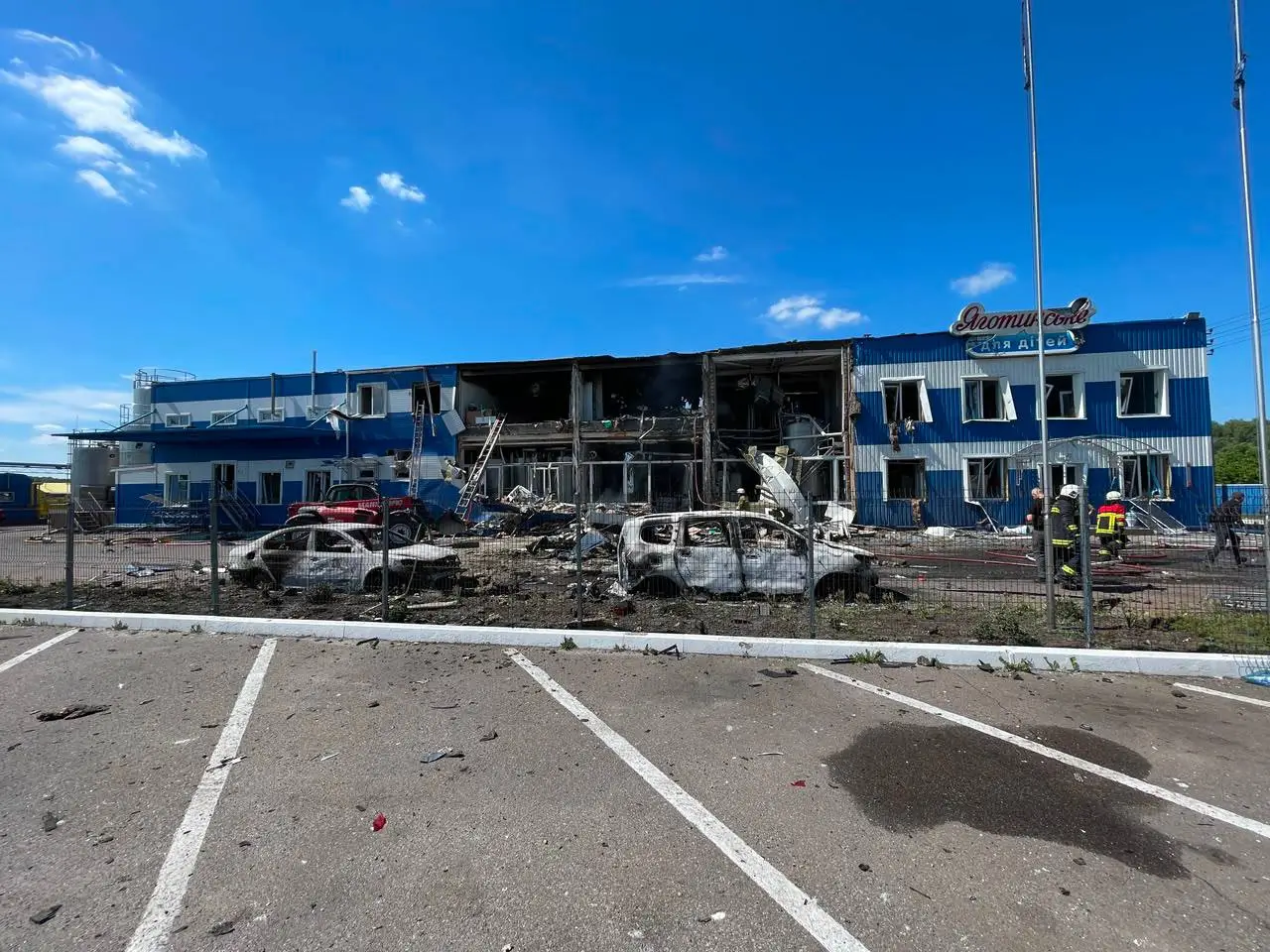 Удар по заводу "Яготинське для дітей": в Згурівській громаді Київщини оголошено триденну жалобу