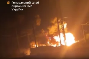 Генштаб підтвердив ураження нафтового резервуара РВС-20000 та двох РВС-5000 в районі терміналу "Феодосія"