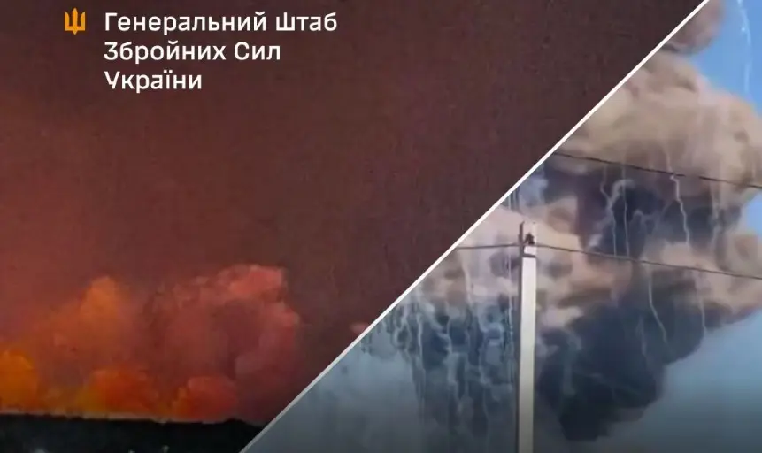 Генштаб підтвердив ураження склада боєприпасів в Бєлгородській області