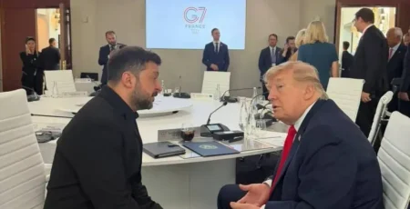 Зеленський зустрівся з Трампом на саміті G7 (фото)