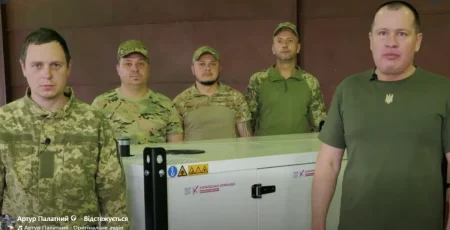 33 штурмовий полк отримав від волонтерів «Української команди» потужний генератор - Палатний