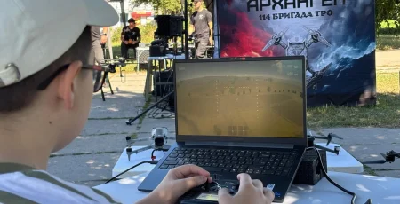 114 бригада ТрО провела у Білій Церкві виставку безпілотних систем